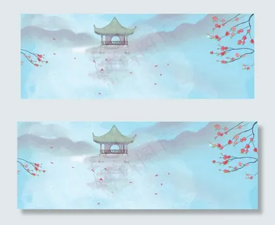水墨中国风促销banner 水墨中国风促销banner