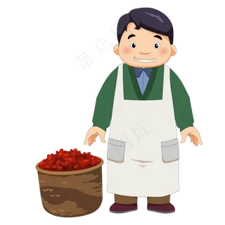 卖东西的街头小贩