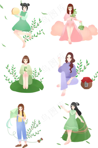 端午节女孩合集