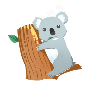 考拉树袋熊动物,免抠元素