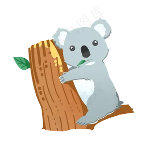 考拉树袋熊动物,免抠元素