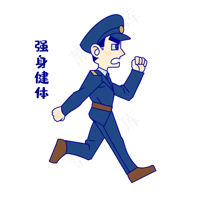 军人强身健体表情(2000X2000(DPI:300))psd模版下载