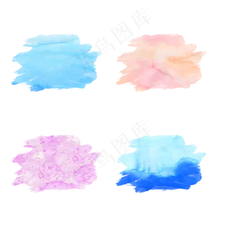 梦幻水彩粉彩笔刷