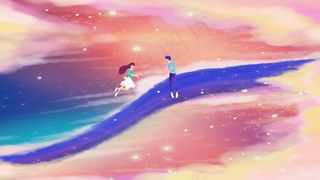 唯美星空梦幻浪漫星空