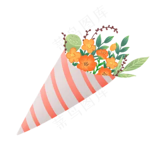 清新唯美浪漫七夕情人节捧花