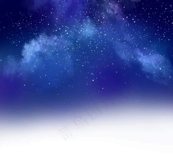 蓝色炫美星空,免抠元素(1024*950px 300 dpi )psd模版下载