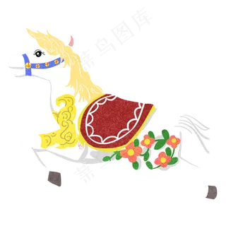 儿童节木马PNG素材