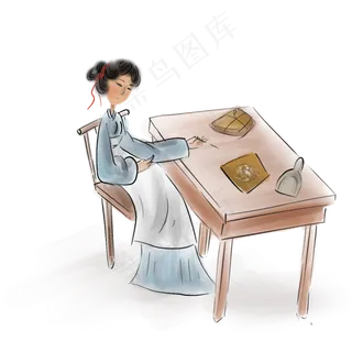 中医馆古代人物,免抠元素