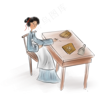 中医馆古代人物,免抠元素