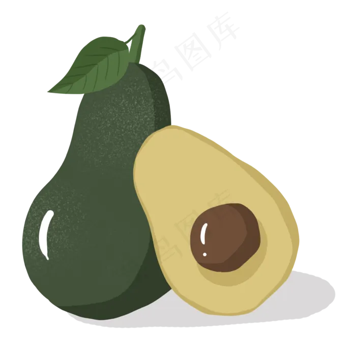 食品健康水果牛油果(2362X2362(DPI:300))psd模版下载
