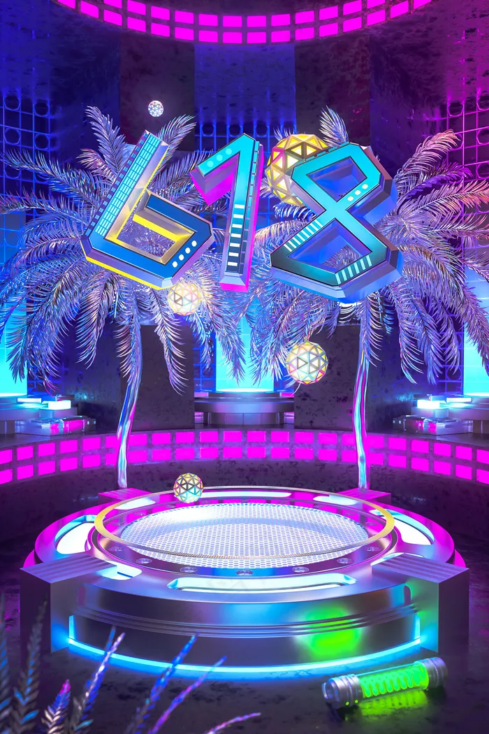C4D618年中大促(2000*3000px 	      )psd模版下载