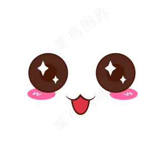 可爱表情卡通眼睛效果,免抠元素