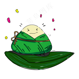 卡通端午节粽子插图