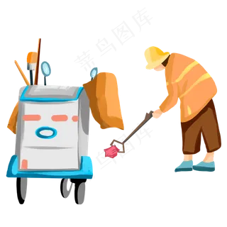 五一劳动节清洁工