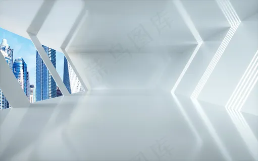 c4d商务科技空间