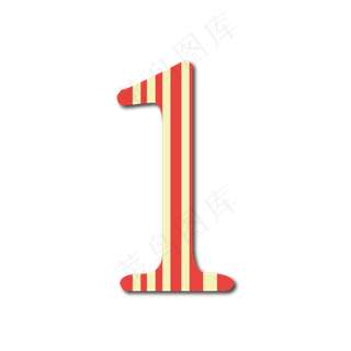 创意线条发光倒计时数字1