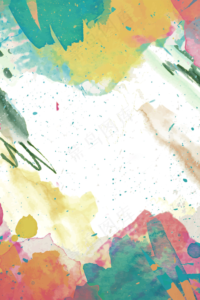 泼墨水彩创意背景背景图片素材,背景元素