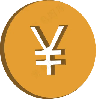 双十一金币立体促销标签