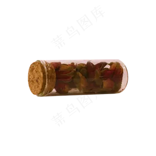 干玫瑰茶瓶子