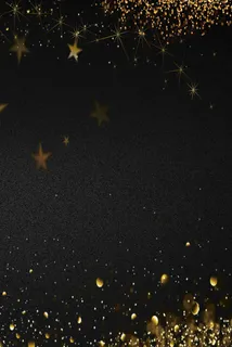 发光星空金色生日聚会婚礼邀请函