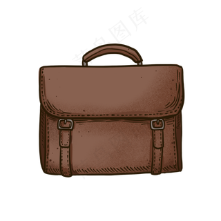 父亲节皮质手提包PNG免抠素材