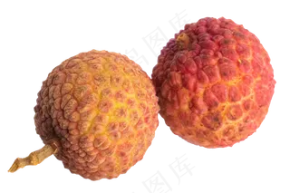 两个水果荔枝
