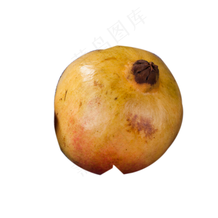 黄色的石榴水果免抠图