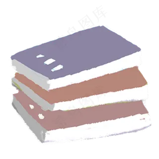 高考小清新手绘学习用品元素