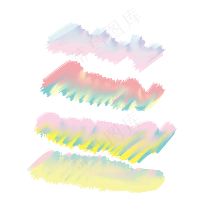 梦幻水彩笔刷(2000X2000(DPI:300))psd模版下载