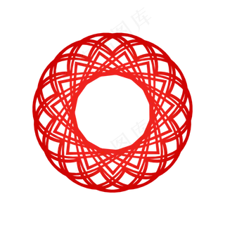红色传统习俗剪纸,免抠元素