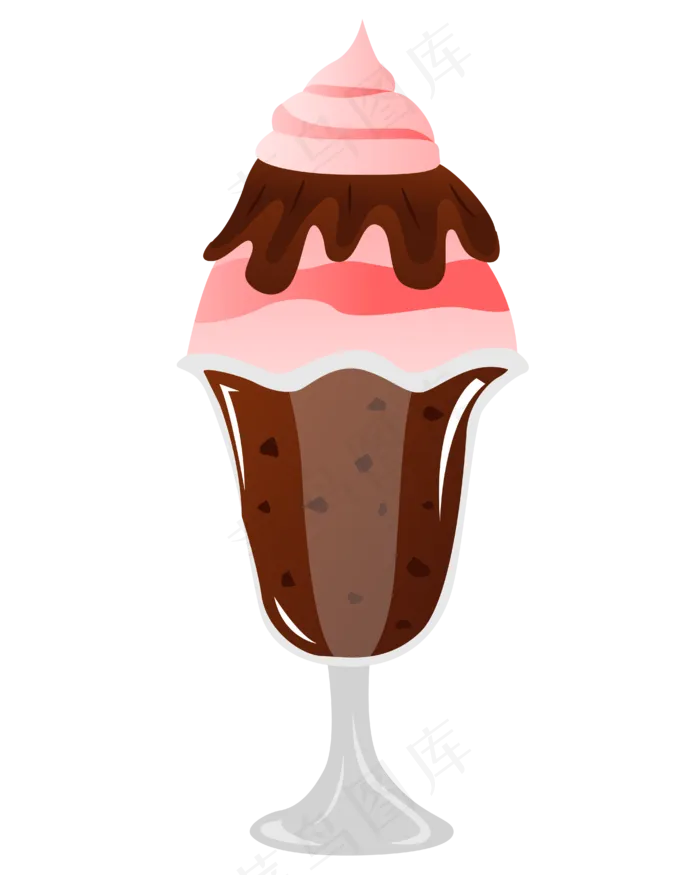 矢量夏季食物手绘水果甜筒(4167*5208px 300 dpi )ai矢量模版下载