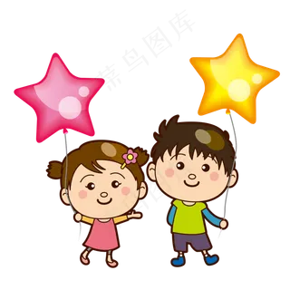 儿童节彩色开通手绘拿起球的儿童,免抠元素