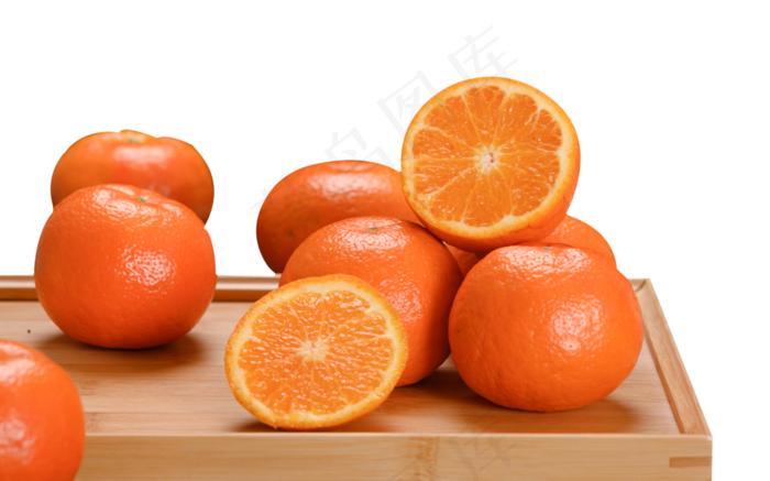 一托盘新鲜橙子橘子