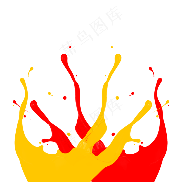 飞溅的油漆红色喷溅(2000X2000(DPI:72))psd模版下载