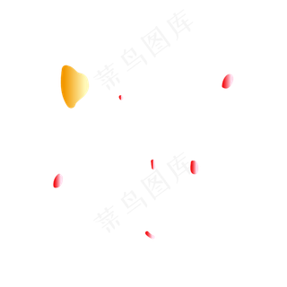 花瓣水果漂浮装饰
