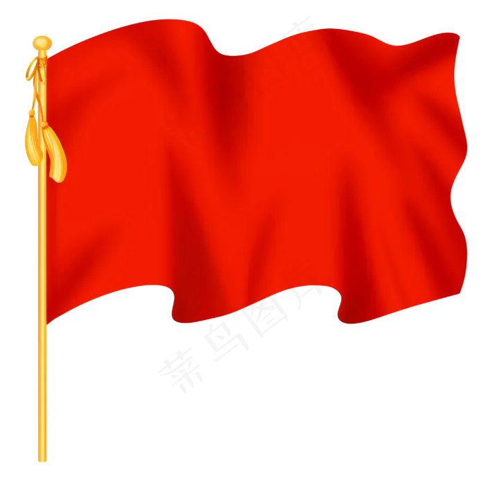 旗帜红旗(3000X3000(DPI:300))psd模版下载