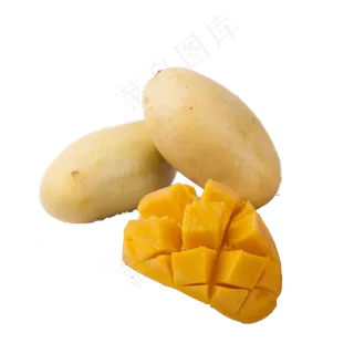 新鲜芒果水果免抠图