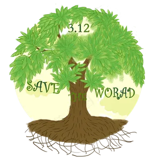 3月12日植树节手绘,免抠元素