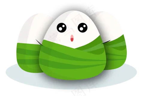 端午节粽子节手绘粽子手绘可爱风