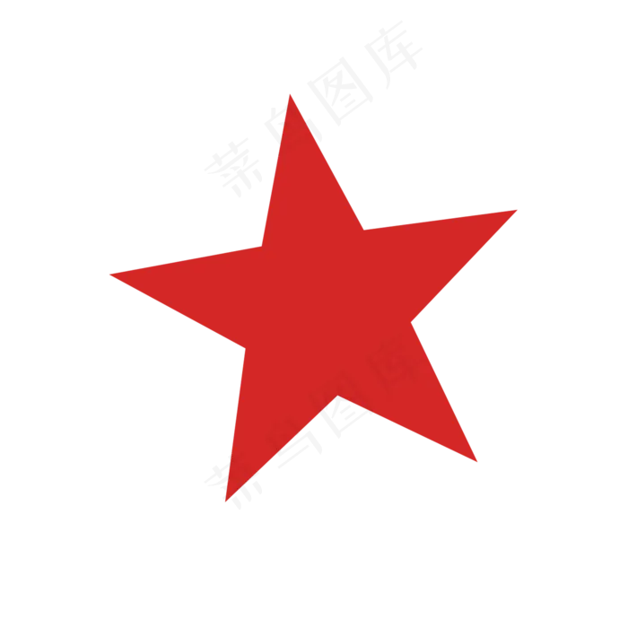 红色五角星,免抠元素(2000*2000px 300 dpi )psd模版下载