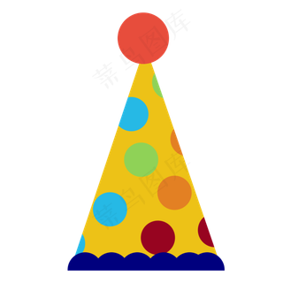 愚人节小丑帽子手绘