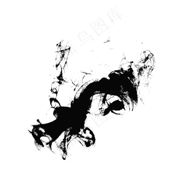 矢量手绘卡通水墨(2000X2000(DPI:300))ai矢量模版下载