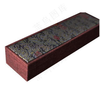 红色立体包装盒子元素