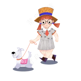 61六一儿童节童年卡通儿童形象女�,免抠元素