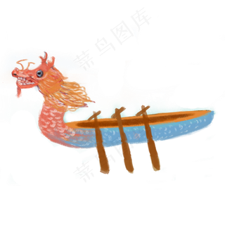 中国习俗端午节日龙头船龙船中国