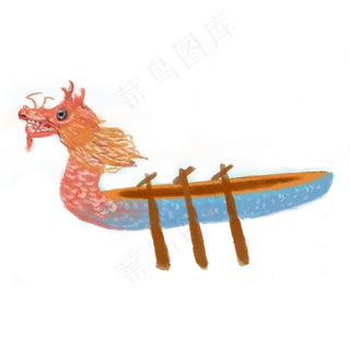 中国习俗端午节日龙头船龙船中国