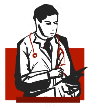 手绘劳动节装饰素材