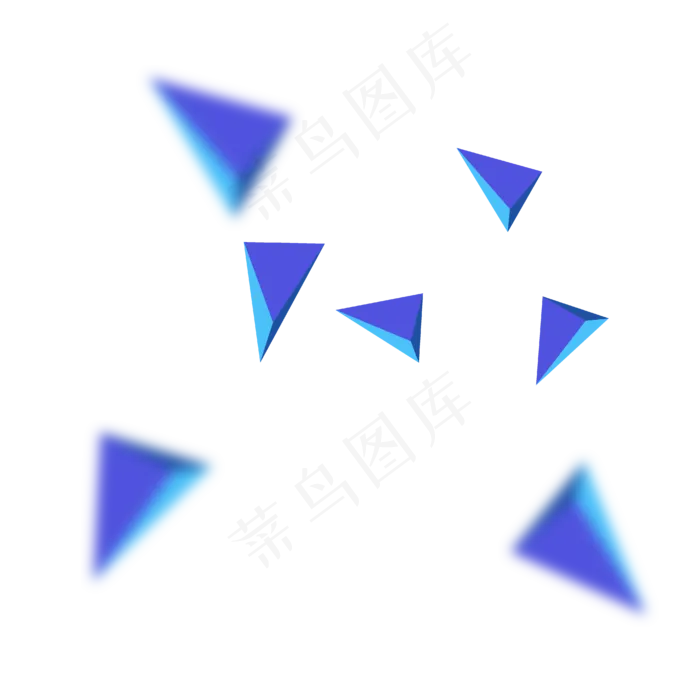 漂浮的三角,免抠元素(4168*4168px 300 dpi )ai矢量模版下载