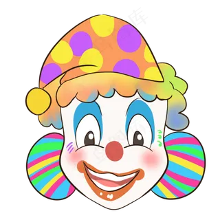 彩色愚人节玩偶元素,免抠元素 彩色愚人节玩偶元素,免抠元素