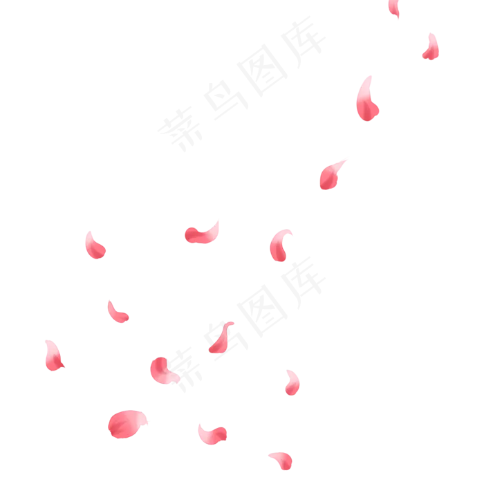 粉色中国风的玫瑰花瓣(2000X2000(DPI:299))psd模版下载